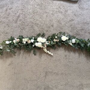 8ft Lings Moment Ivory Blush Green Floral Garland